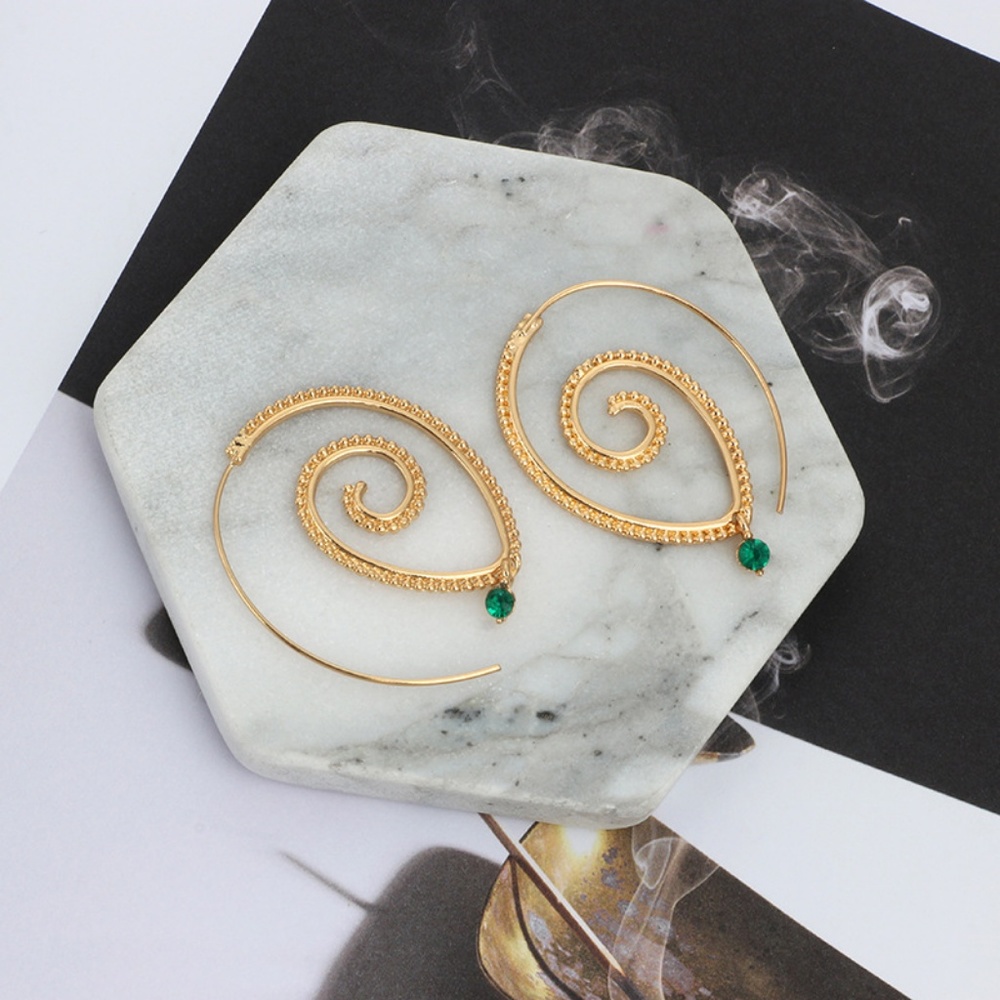 NEW boho swirl earrings - Picture 4 of 4